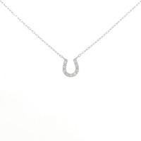 ヴァンドーム ホースシュー ダイヤモンド ネックレス 0.07CT