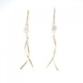 K18YG ダイヤモンド ピアス 0.2CT
