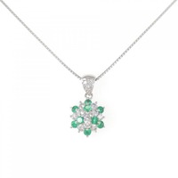PT エメラルド ネックレス 0.39CT