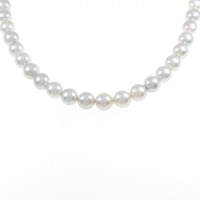 シルバークラスプ アコヤパール ネックレス 8.0-8.5mm