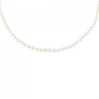 シルバークラスプ アコヤパール ネックレス 3-3.5mm