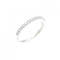 PT ハーフエタニティ ダイヤモンド ピンキー リング 0.20CT