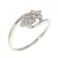 PT フラワー ダイヤモンド リング 0.20CT