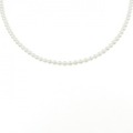 シルバークラスプ アコヤパール ネックレス 3.5-4.0mm