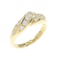 750YG ダイヤモンド リング 0.24CT