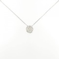 K18WG ダイヤモンド ネックレス 0.20CT