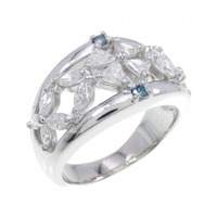 PT フラワー ダイヤモンド リング 1.00CT