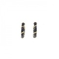 【新品】K18YG オニキス ピアス