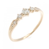 K18PG ダイヤモンド リング 0.15CT