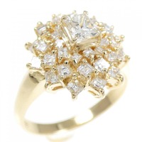 K18YG ダイヤモンド リング 1.00CT