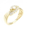 K18YG ダイヤモンド リング 0.31CT