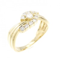 K18YG ダイヤモンド リング 0.31CT