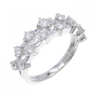 K18WG ダイヤモンド リング 0.96CT