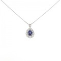PT サファイヤ ネックレス 0.61CT