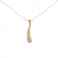 K18YG ダイヤモンド ネックレス 0.05CT