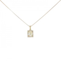 【新品】K18YG ダイヤモンド ネックレス 0.20CT