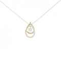 【新品】K18YG ダイヤモンド ネックレス 0.22CT