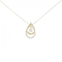 【新品】K18YG ダイヤモンド ネックレス 0.22CT