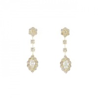 【新品】K18YG ダイヤモンド ピアス 0.80CT