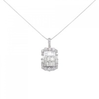 【新品】PT ダイヤモンド ネックレス 1.00CT
