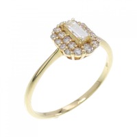 【新品】K18YG ダイヤモンド リング 0.30CT