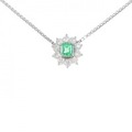 PT エメラルド ネックレス 0.54CT