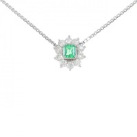 PT エメラルド ネックレス 0.54CT