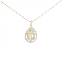 【新品】K18YG ダイヤモンド ネックレス 1.00CT