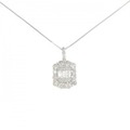 【新品】PT ダイヤモンド ネックレス 1.00CT
