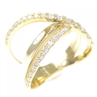 K18YG ダイヤモンド リング 0.35CT