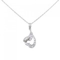 PT ダイヤモンド ネックレス 0.24CT