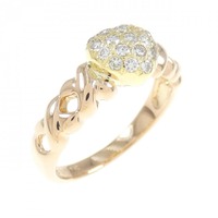 K18PG/K18YG ハート ダイヤモンド リング 0.25CT