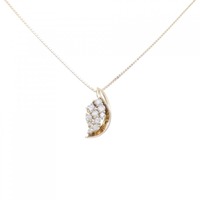 K18YG ダイヤモンド ネックレス 0.30CT