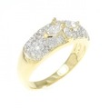 K18YG/K18WG ダイヤモンド リング 0.70CT