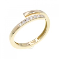【リメイク】K18YG ダイヤモンド リング 0.07CT