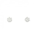 PT ソリティア ダイヤモンド ピアス 0.30CT