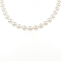 シルバークラスプ アコヤパール ネックレス 8.0-8.5mm