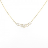 K18YG ダイヤモンド ネックレス 1.02CT