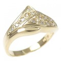 K18YG ダイヤモンド リング 0.21CT