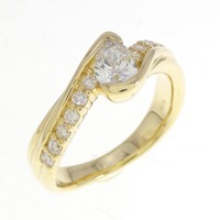 K18YG ダイヤモンド リング 0.43CT