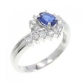 PT サファイヤ リング 0.45CT