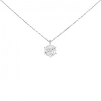 【リメイク】PT ダイヤモンド ネックレス 2.018CT H I1 Good