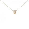 K18PG ダイヤモンド ネックレス 0.10CT