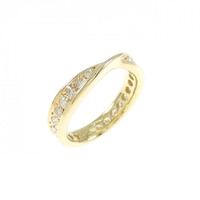 K18YG ダイヤモンド ピンキーリング 0.31CT