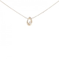 K10PG ダイヤモンド ネックレス 0.02CT
