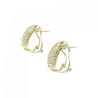 K18YG ダイヤモンド ピアス/イヤリング 0.24CT