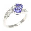 PT タンザナイト リング 0.78CT