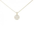 【新品】K18YG ダイヤモンド ネックレス 0.722CT I SI2 Good