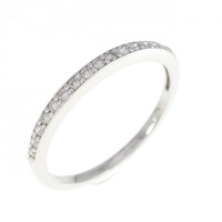 K18WG ダイヤモンド リング 0.12CT