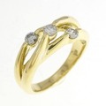 K18YG ダイヤモンド リング 0.30CT